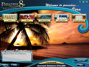 Paradise 8 Casino Lobby