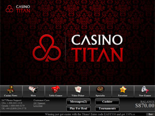 Titan Casino  Lobby